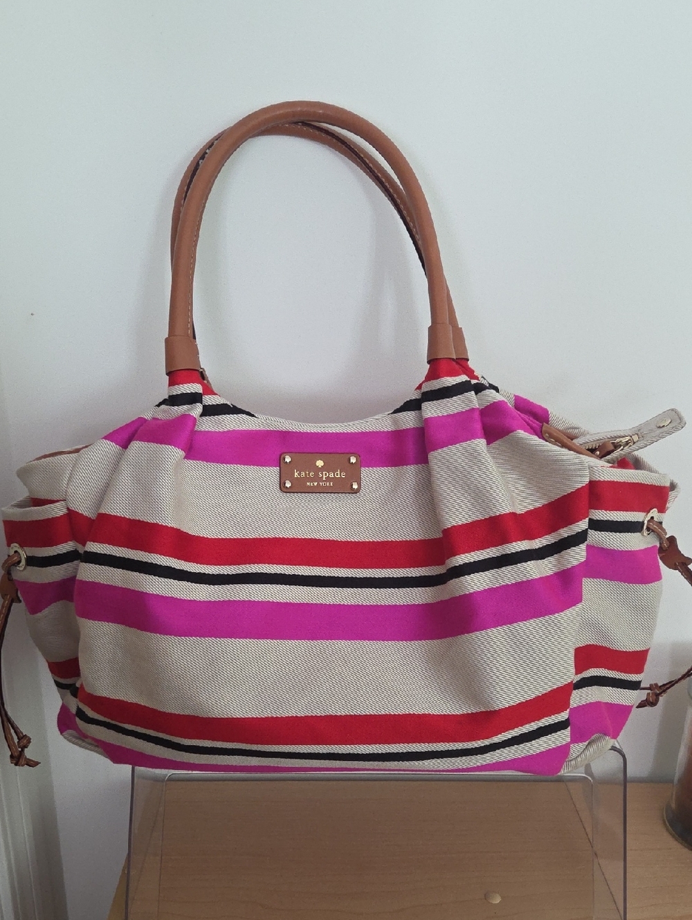 Kate Spade striped huge diaper/tote